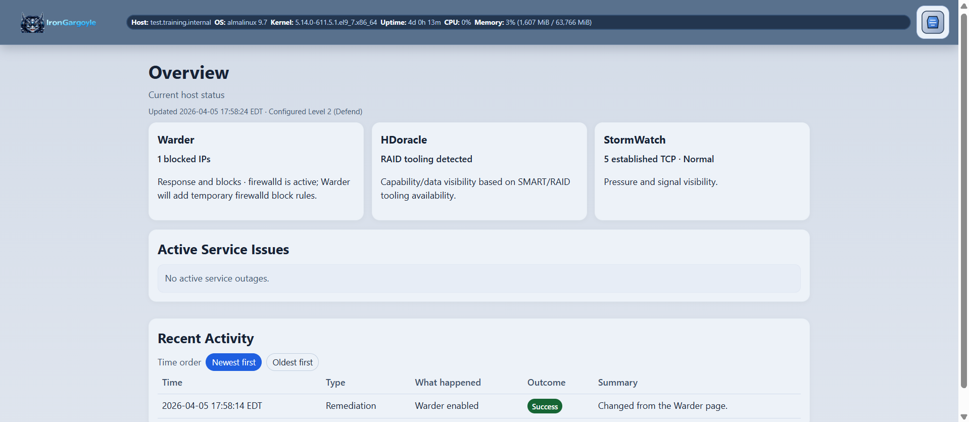IronGargoyle WebUI preview 1